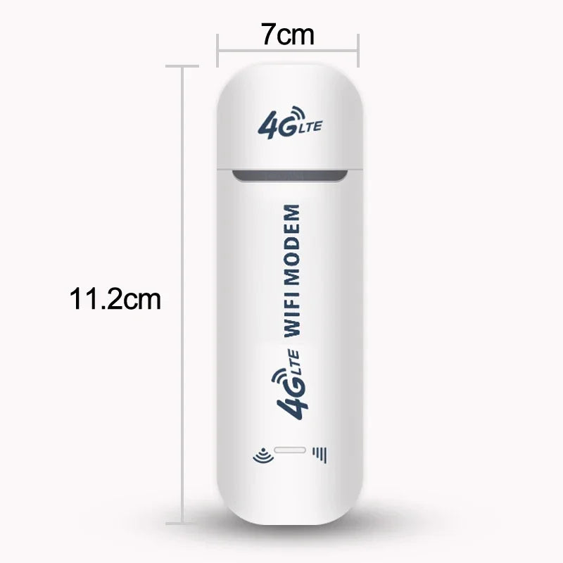 "4G LTE Portable WIFI Router USB Modem Stick - High Speed, Driver-Free, Multi-Device Support"