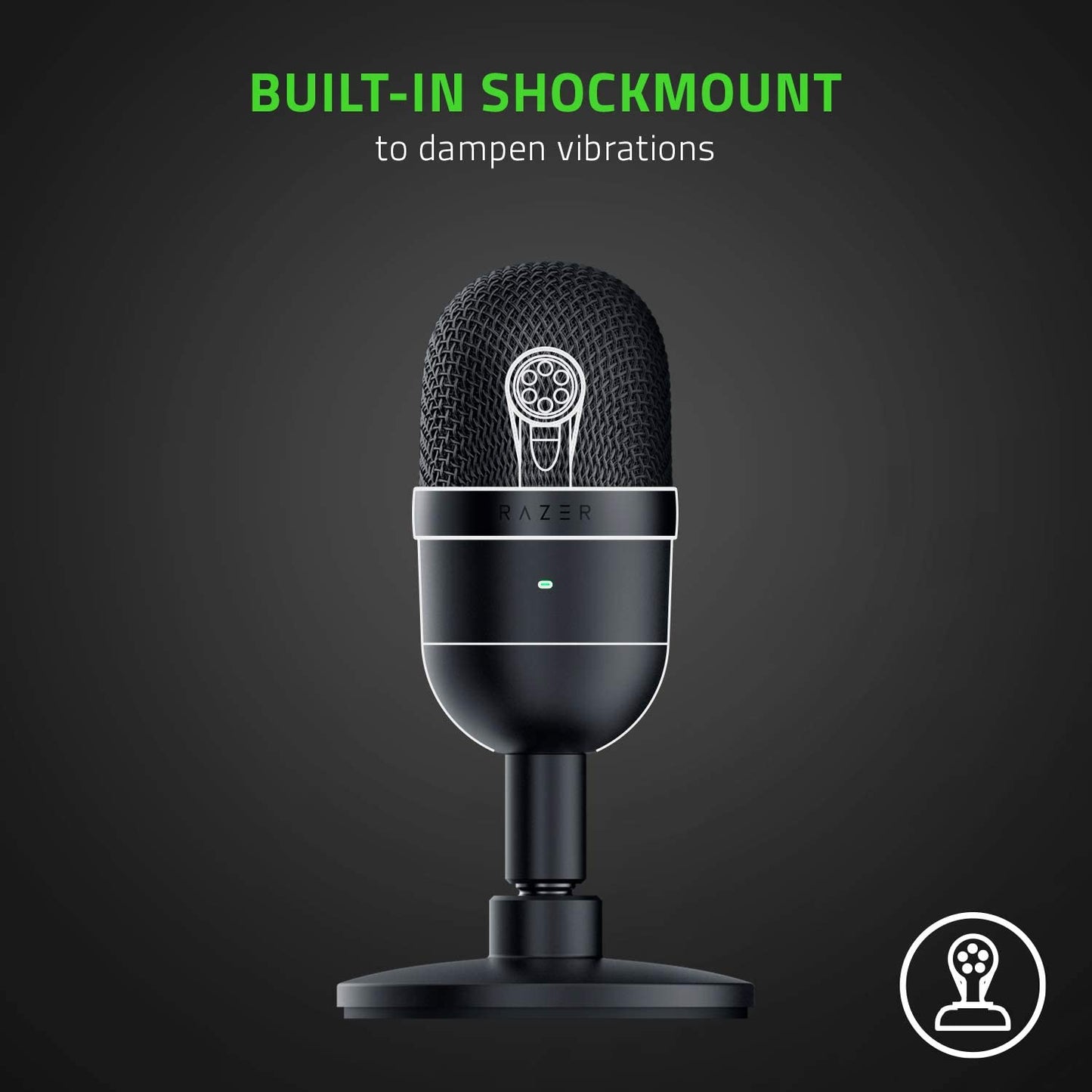 "Seiren Mini USB Condenser Microphone: Professional Streaming and Gaming Mic with Superior Recording Quality"